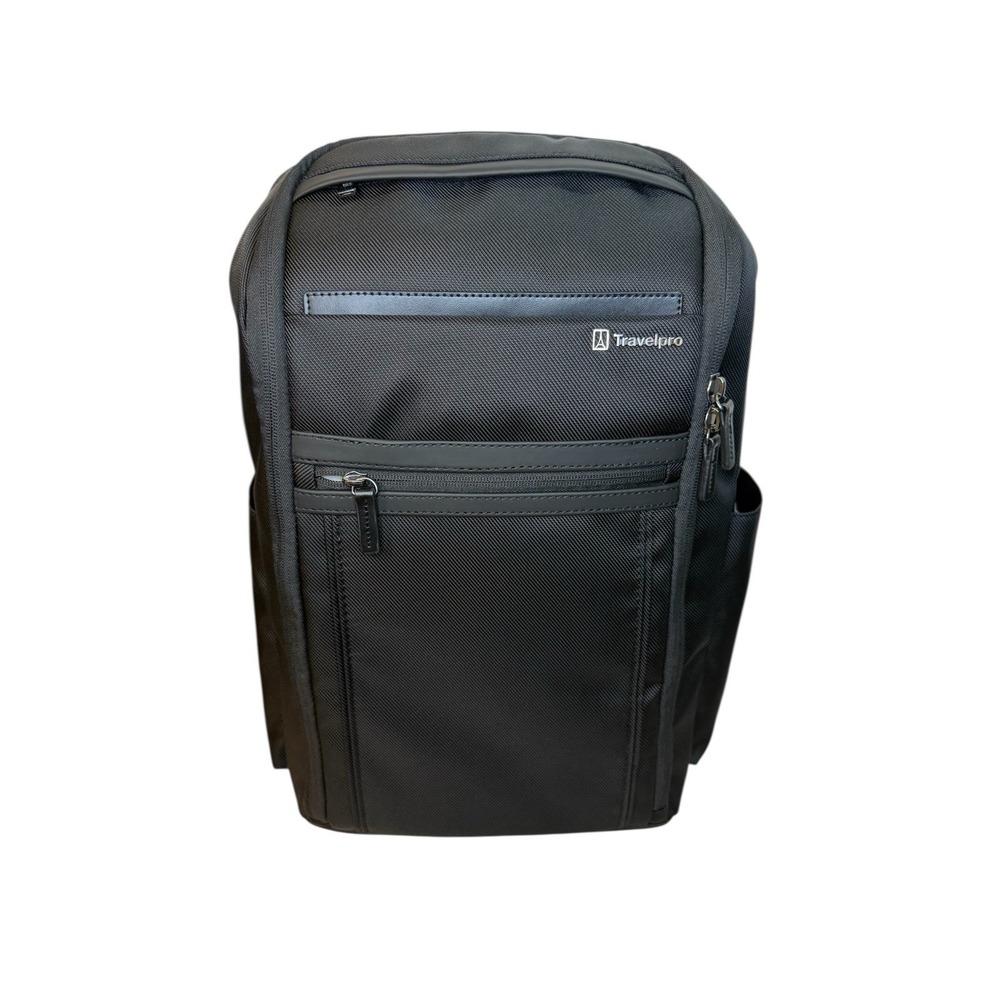 Travelpro Crew Executive Choice 3 Slim Backpack, Jet Black, NWT, Carry-on